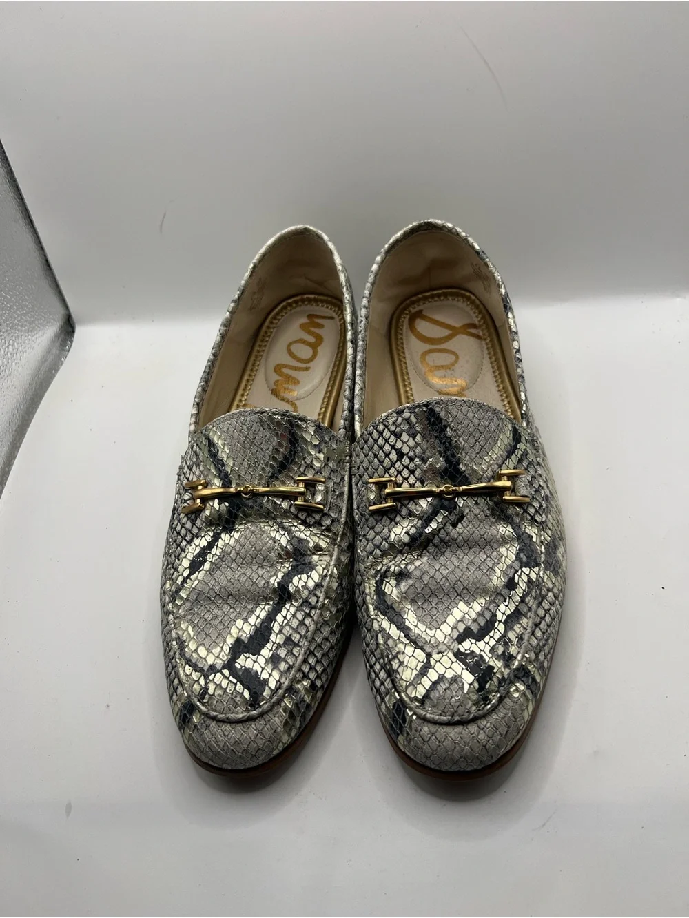 Sam Edelman Loraine Stone Almond Toe Slip On Mocasines